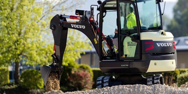 Volvo CE apresenta protótipo de escavadeira compacta elétrica